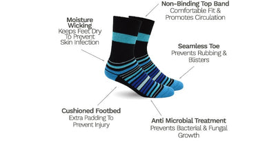 Why Are Compression Socks Good For People Suffering From Diabetes?