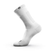 Lasso Performance Compression Socks - Plain White Crew