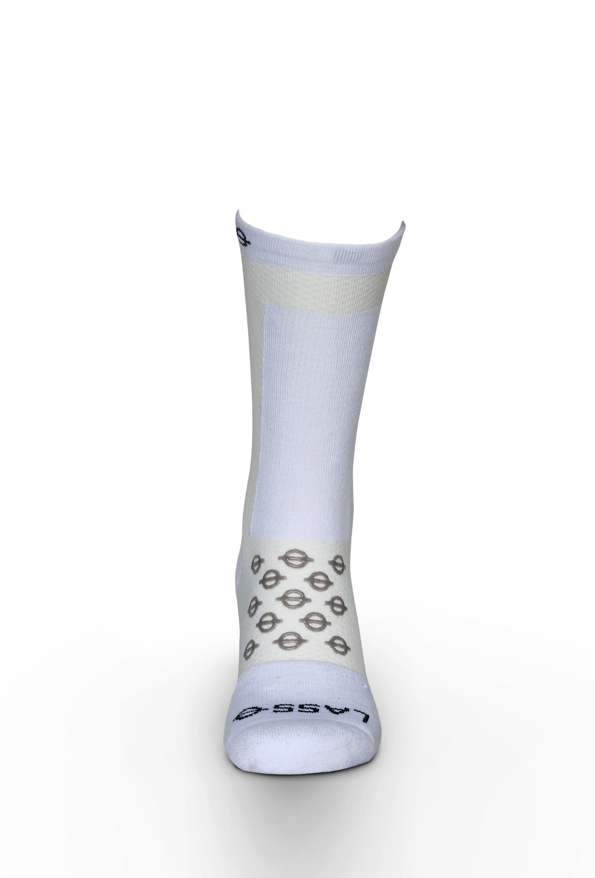 Lasso Performance Compression Socks - Grip White Crew – Lasso® UK by HOL