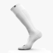 Lasso Performance Compression Socks - Plain White Knee High